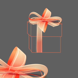 丝带 礼盒
