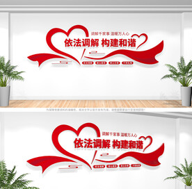 调解室文化墙