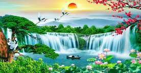 流水生财 富水长流