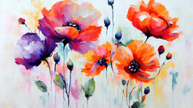 当代油画 花开正艳