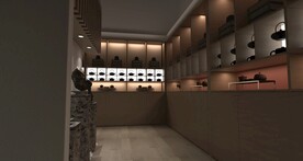 新中式茶柜3d模型  