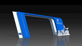 科技拱门 科技门头 科技感