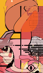 轻奢日式抽象装饰画