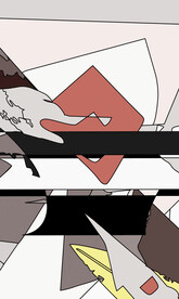 轻奢抽象色块装饰画