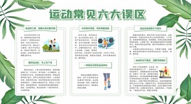 运动健身健康教育宣传栏