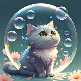 猫泡泡