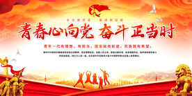 五四青年节宣传展板