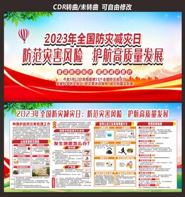 防灾减灾日宣传栏