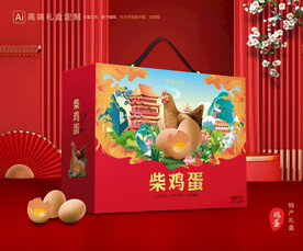 柴鸡蛋包装 土特产礼盒