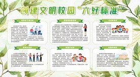 创建文明校园六个好标准