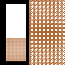 高清分层透明底平开门打印图