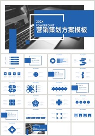 蓝色商务营销策划方案PPT