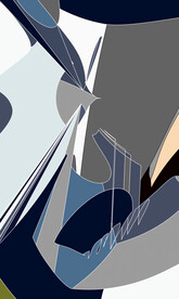 抽象色块装饰画