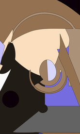 新中式抽象色块装饰画