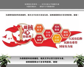 社会主义核心价值观文化墙