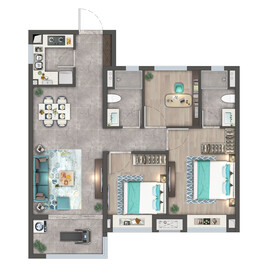 户型图 家配图 洋房图图片