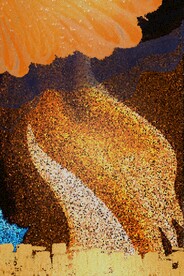 抽象油画肌理色块拼接装饰