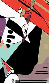 意大利抽象装饰画