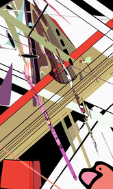 中东色块抽象装饰画