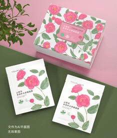 山茶花护肤品包装设计