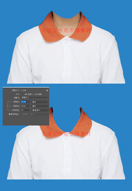 女孩证件照衣服素材psd