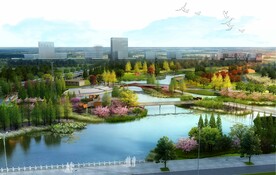 河边公园绿化景观