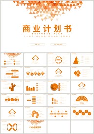 橙色通用商业计划书PPT
