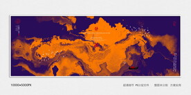 别墅玄关水墨画