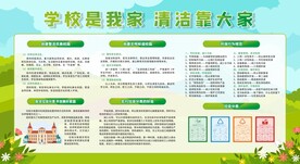 创建卫生校园展板