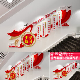 校园楼道文化墙