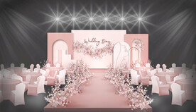 粉色婚礼