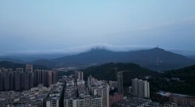 云朵转夜晚延时摄影素材