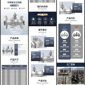 法兰球阀 阀门详情页