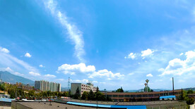 蓝天白云延时摄影