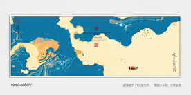 茶室水墨装饰画