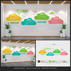 心灵驿站文化墙