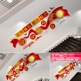 诚信经营楼道宣传