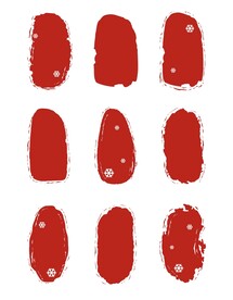 中国风印章边框中式标题文字框