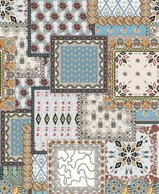 佩斯利 拼接花 腰果花