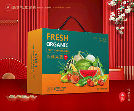 蔬菜包装 果蔬礼盒
