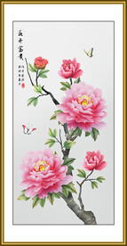 花开富贵牡丹国画