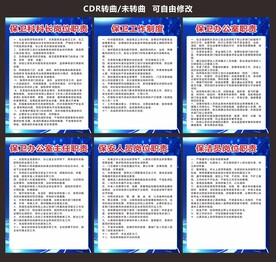 保卫科管理工作职责制度牌