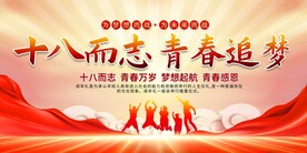 十八岁成人礼展板