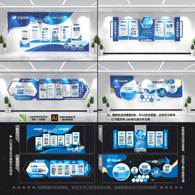 整套企业文化墙