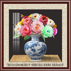 高清牡丹装饰画