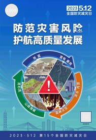 防灾减灾日海报