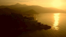 深圳市大鹏新区沙渔涌清晨日出