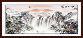 客厅山水画