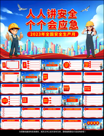 2023年安全生产月PPT