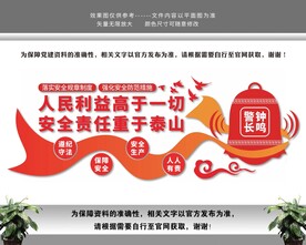 安全生产安全月文化墙